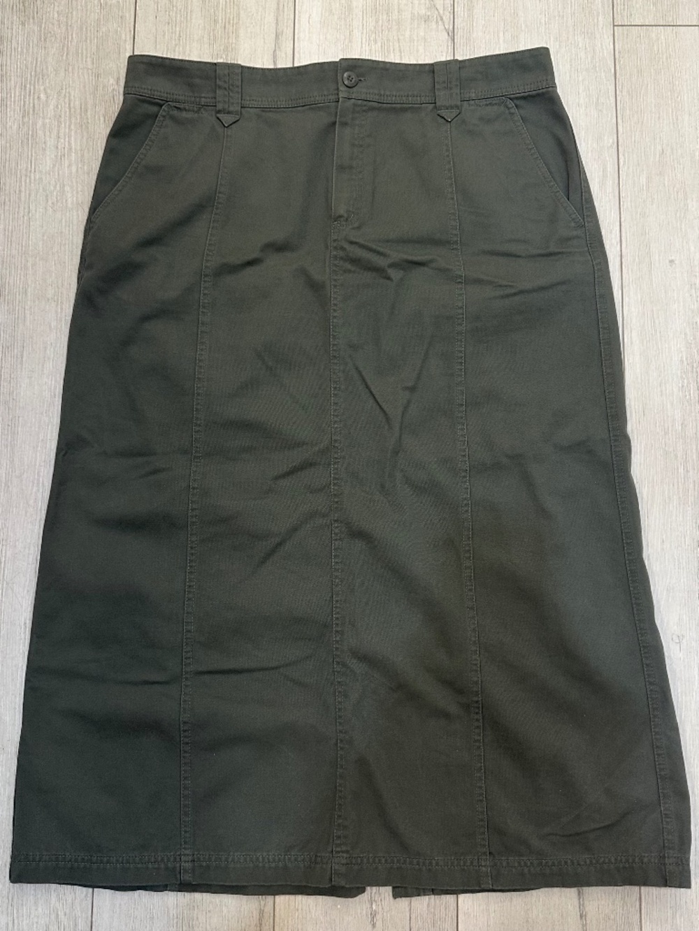 Eddie Bauer Green Maxi Skirt
